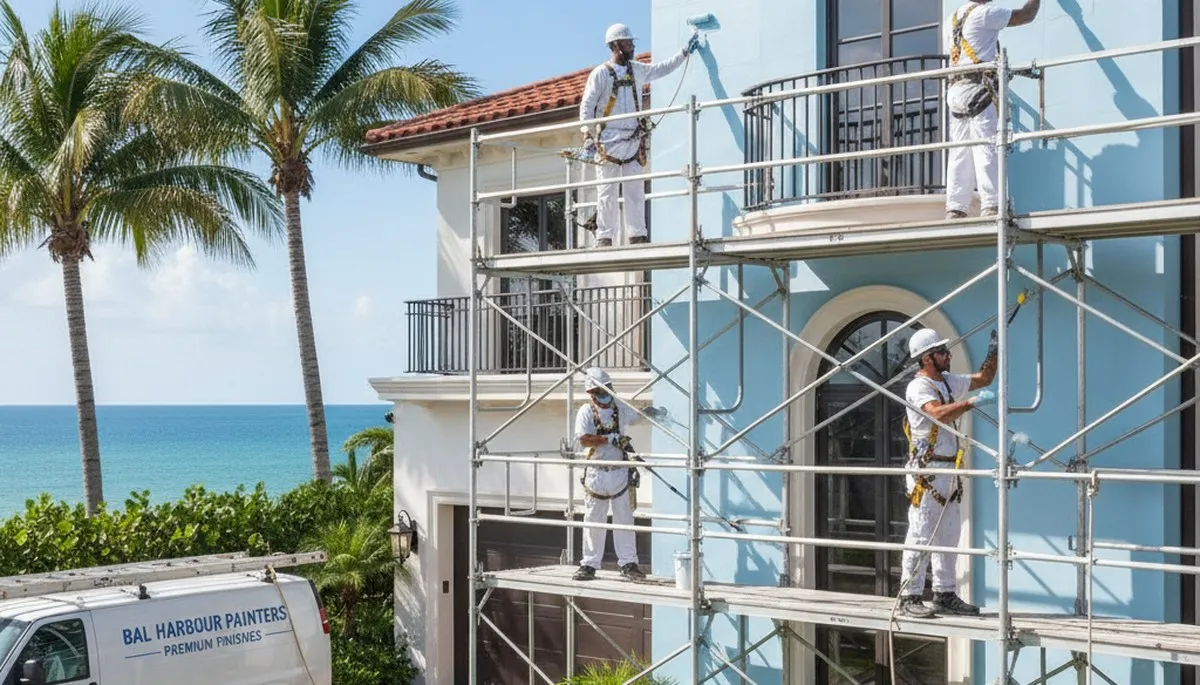 Professional Miami FL painting contractor providing residential and commercial painting services