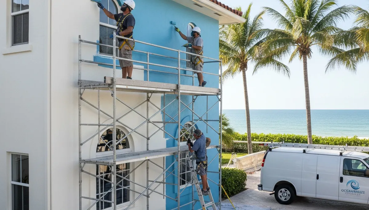 Painting company service in Miami, FL for residential and commercial projects