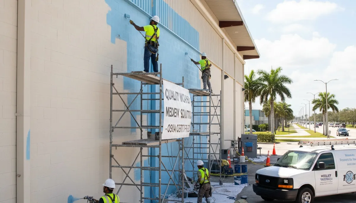 Miami, FL painting company providing professional interior and exterior painting services